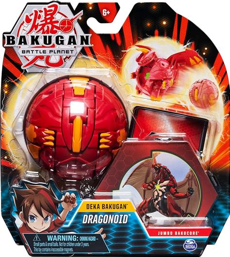 Spinmaster Deka Bakugan Ball 1 Dragonoid Toy Figure Mx