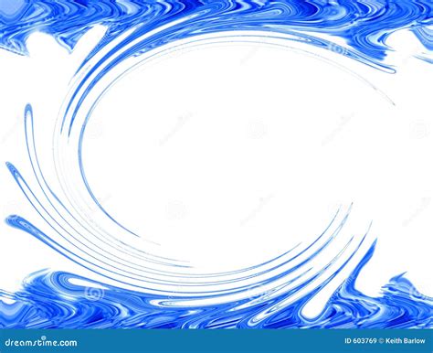 Blue Border Stock Illustration Image Of Abstract Blue 603769