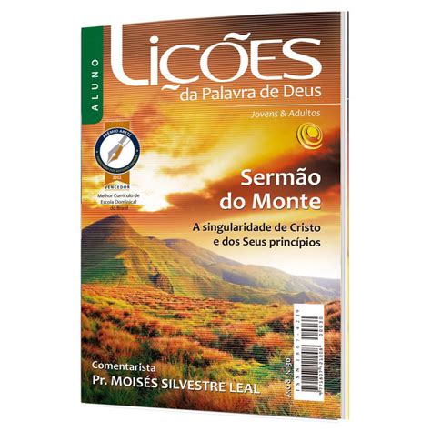 Revista Nº 30 LiÇÕes Da Palavra De Deus Aluno SermÃo Do Monte