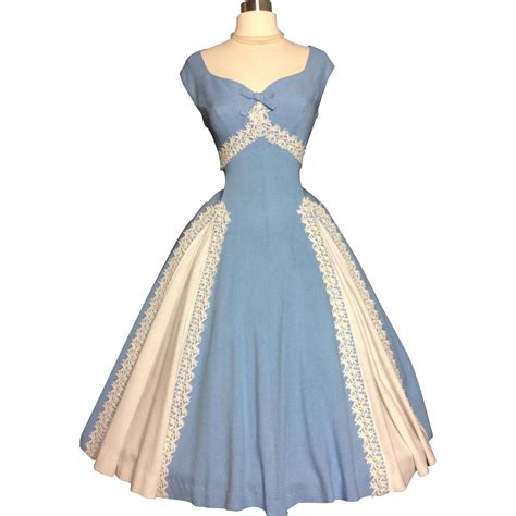 vintage 1950 s dress new look full skirt rockabilly cocktail… vintage 1950s dresses