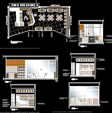 Coffee Bar Project D DWG Full Project For AutoCAD Designs CAD