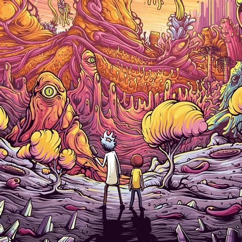 24 rick and morty 1920×1080 wallpaper. Rick and Morty Psychedelic Wallpapers - Top Free Rick and ...