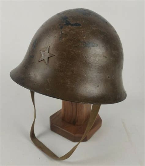 Wwii Ww2 Imperial Japanese Army T90 Combat Helmet Japan Marked Stamped