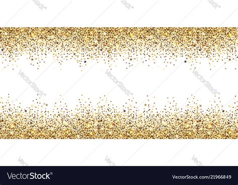 Banner With Gold Sparkles Royalty Free Vector Image