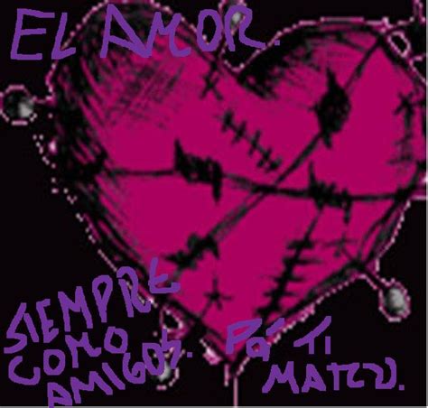 Imagenes De Corazones De Emos Enamorados Imagui