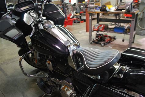 This seat will fit any 2008 on up harley davidson touring bike. Harley Davidson Touring Bike Solo Seat Chrome Conversion ...