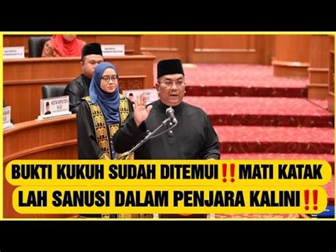 Bukti Kukuh Sudah Ditemuimati Katak Lah Sanusi Dalam Penjara Kalini