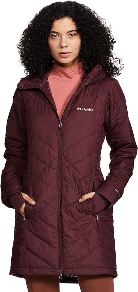 Columbia Womens Heavenly Long Hooded Jacket Amazonca Sports And Outdoors