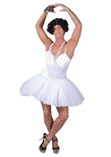Mens Ballerina Ballet Tutu Stag Fancy Dress Costume Extra Large Comedy
