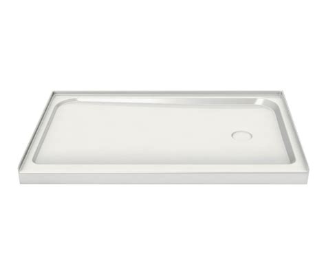 Rectangular Base 6030 3 In Acrylic Alcove Shower Base With Right Hand