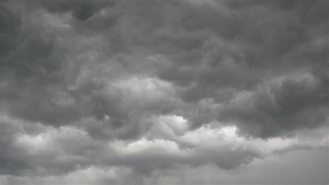 Grey Clouds Rush On Sky Stock Footage Video 100 Royalty