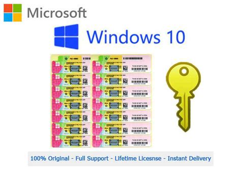 Windows 10 Upgrade Product Key 64 Bit Oem Genuine Online Activation