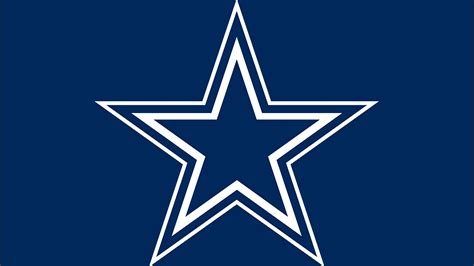 Dallas Cowboys Logo With Background Of Blue Hd Sports Wallpapers Hd