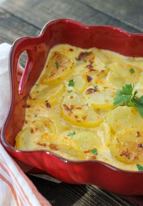 Slow cooker sweet potato and cranberry casserole. Crockpot Express Cheesy Scalloped Potatoes - Simple and ...