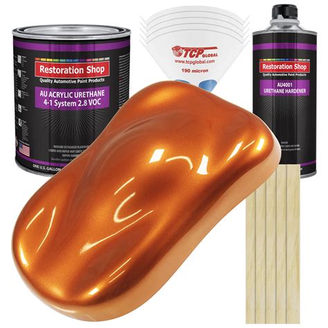 Restoration Shop Firemist Orange Acrylic Urethane Auto Paint Complete