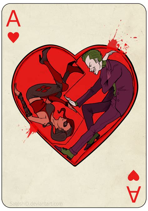 Joker X Harley Valentine Card By Satoshid On Deviantart