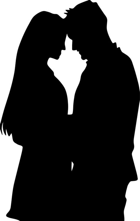 Clipart Romantic Couple Silhouette 2