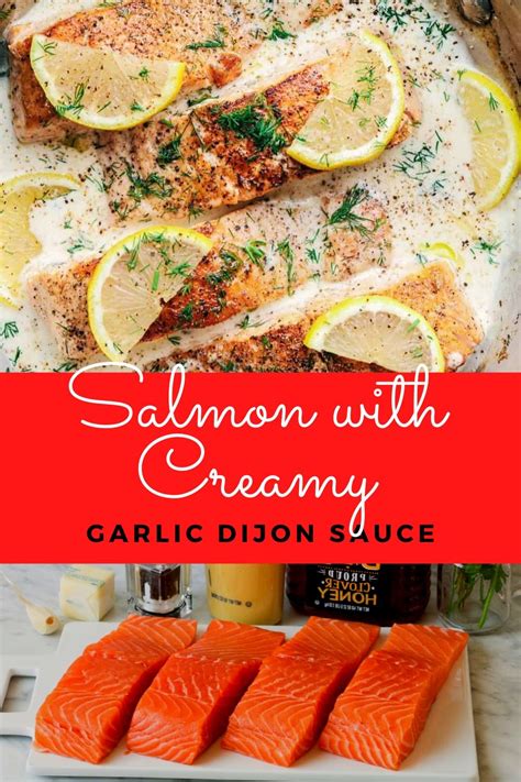 It's a simple creamy sauce that's flavored with tangy dijon and fresh dill. Salmon with Creamy Garlic Dijon Sauce (Best Recipe) - Best ...