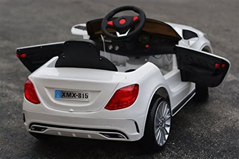 Ride On Toys 2016 Elite White Power Wheels Mercedes Benz Kids Led Mp3