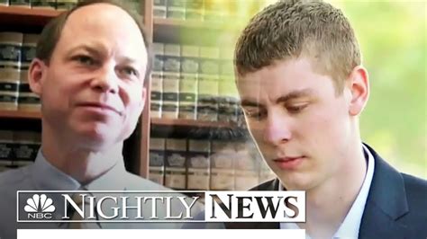convicted sexual assault offender brock turner released of prison after 3 months nbc nightly