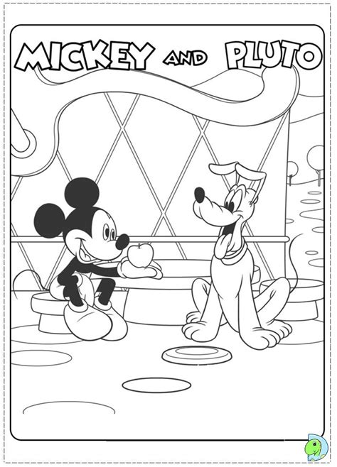 Mickey mouse clubhouse coloring … Mickey Mouse Clubhouse Coloring page- DinoKids.org