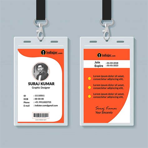 Free Student Id Card Template
