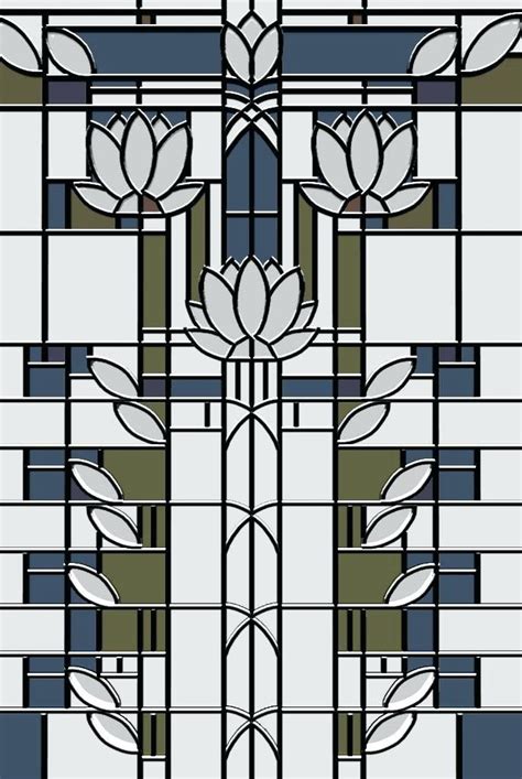 Image Result For Frank Lloyd Wright Stained Glass Patterns Free Frank Lloyd Wright Stained