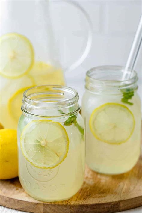 Homemade Lemonade 3 Ingredients Feelgoodfoodie