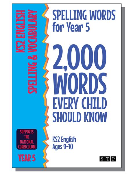 Spelling Words For Year 5 Ks2 English — Stp Books