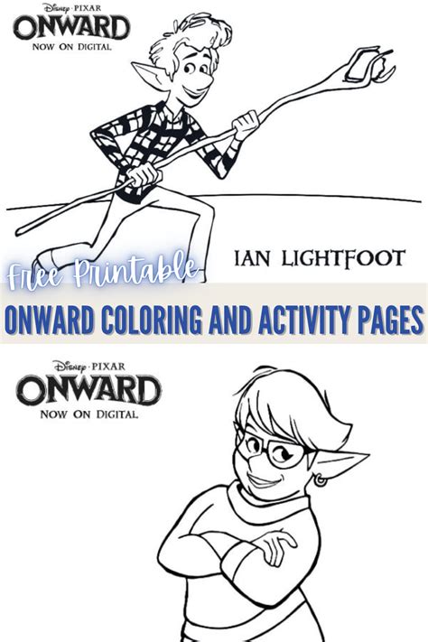 Free Printable Onward Coloring And Activity Pages Wondermom Wannabe