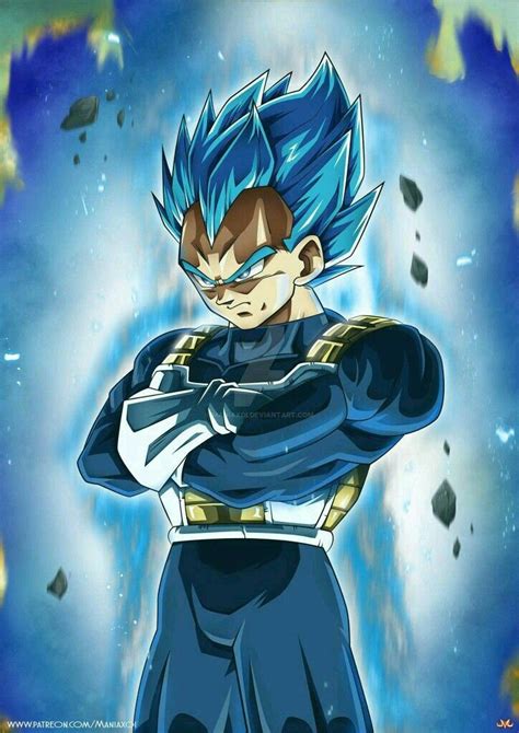 Vegeta will come with all of his classic moves such as; Vegeta Blue Evolution | Fanart | Personajes de dragon ball ...