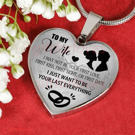 Best gift for girlfriend on first date. To My Wife Luxury Necklace: Best Gifts For Wife - 'I May ...