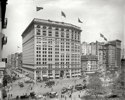 New York Circa 1910 Fifth Avenue Building At Broadway On Madison