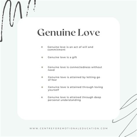What Is Genuine Love And How Can You Attain It Centre For Emotional