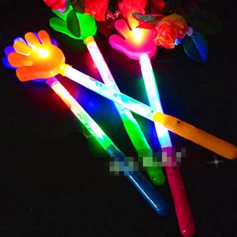 Clap Your Hands Led Glowing Flashing Sticks Children Light Up Toys Bar