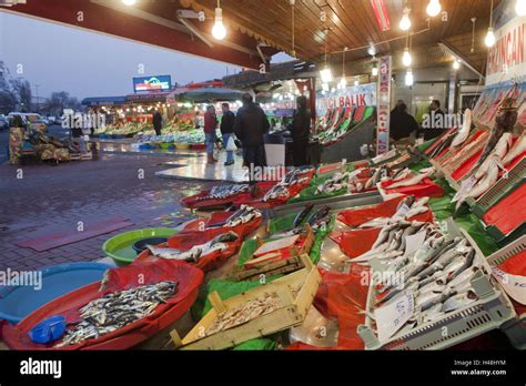 Turkey Istanbul Kumkapi Fish Market Stock Photo Alamy