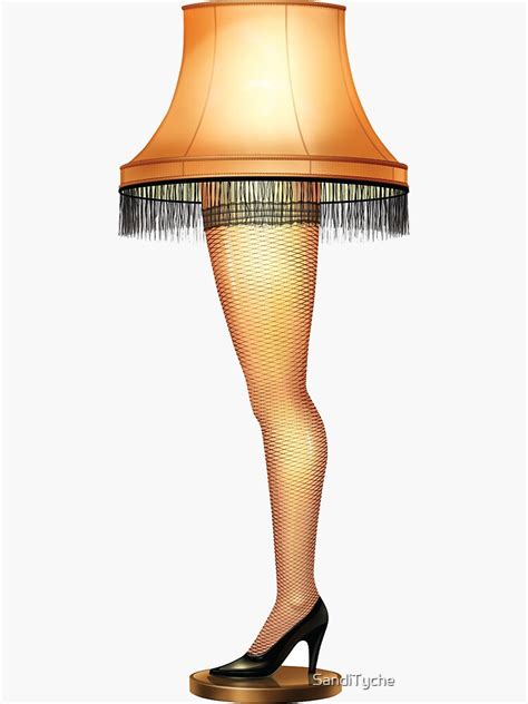 Fragile Leg Lamp From A Christmas Story Sticker For Sale By
