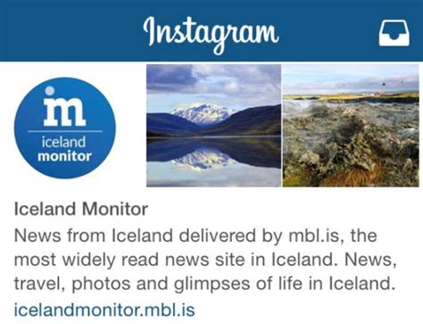 Iceland Monitor Now On Instagram Iceland Monitor