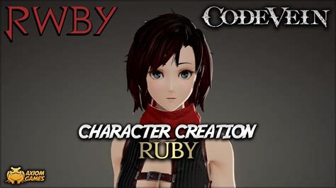 Code Vein Ruby Rose Character Creation Rwby Youtube