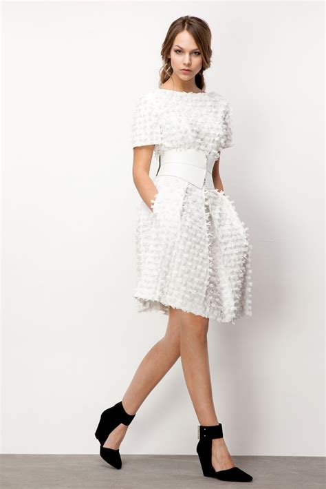 White Pleated Ribbon Dress Dresses Ribbon Dress White Dress