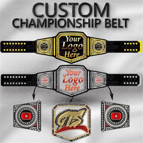 Custom Championship Belt Etsy