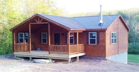 An Affordable Prefab Log Cabin That Has All That You Need To Live