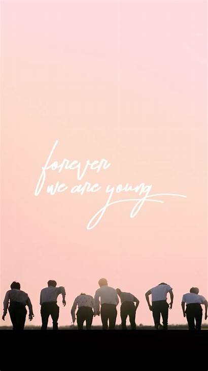 Bts Forever Young Quotes Wallpapers Aesthetic Lyrics