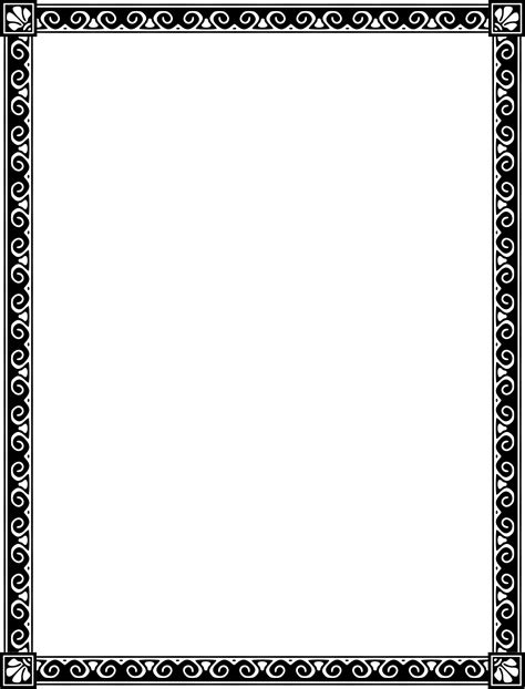 A4 Size Page Border Design Hd Png Free Border Designs For A4 Size