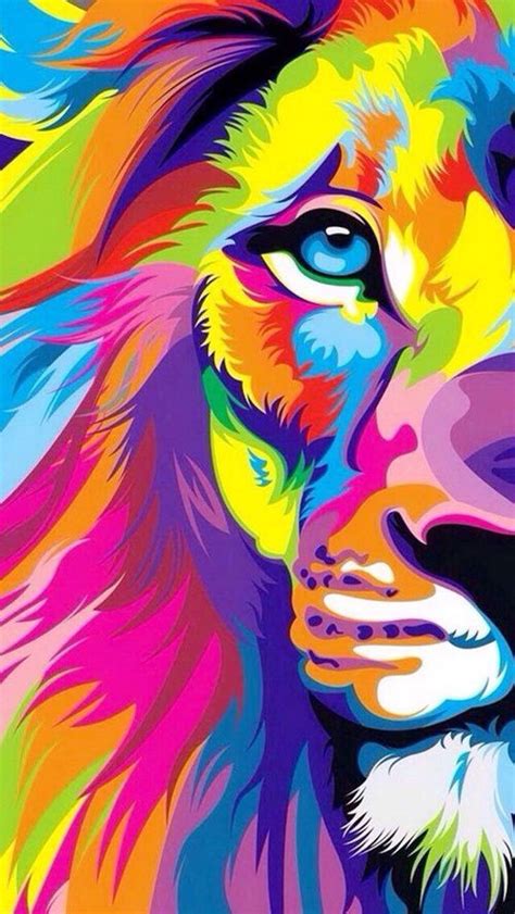 Colorful Lion Illustration Pictures Photos And Images For Facebook