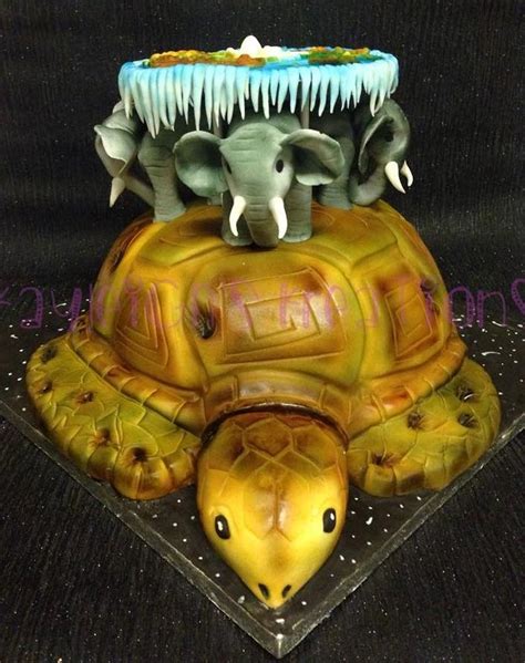 Terry Pratchetts Discworld Cake By Kayleighs Cakesdecor