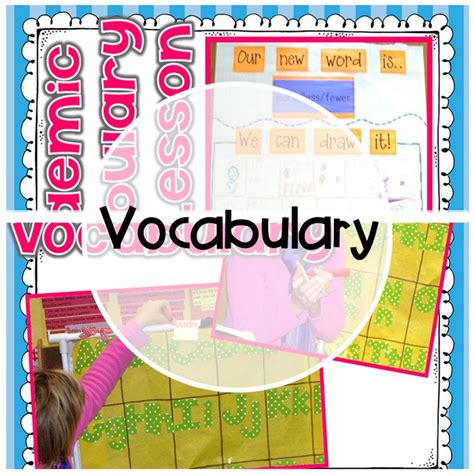 Pin By Kindergals On Vocabulary Vocabulary Anchor Charts Teachers