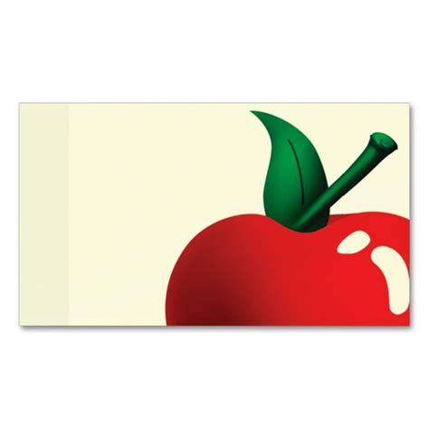 But if you have a digital version of. apple a day business card | Zazzle.com | Nutritionist ...