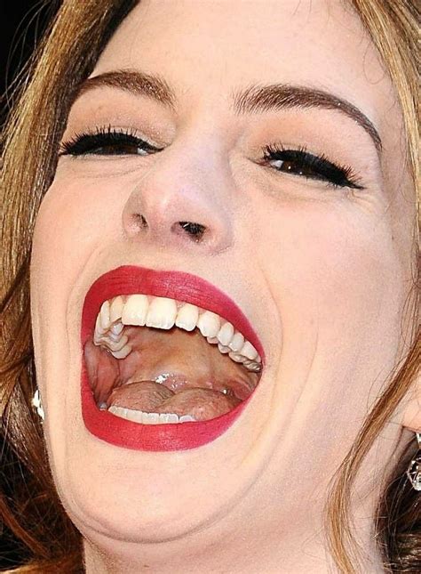 Beautiful Teeth Celebrity Teeth Mouth Piercings Brace Face Kissing