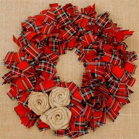 Ru Scottish Tartan Wreath Christmas Wreaths Wreath Crafts Christmas
